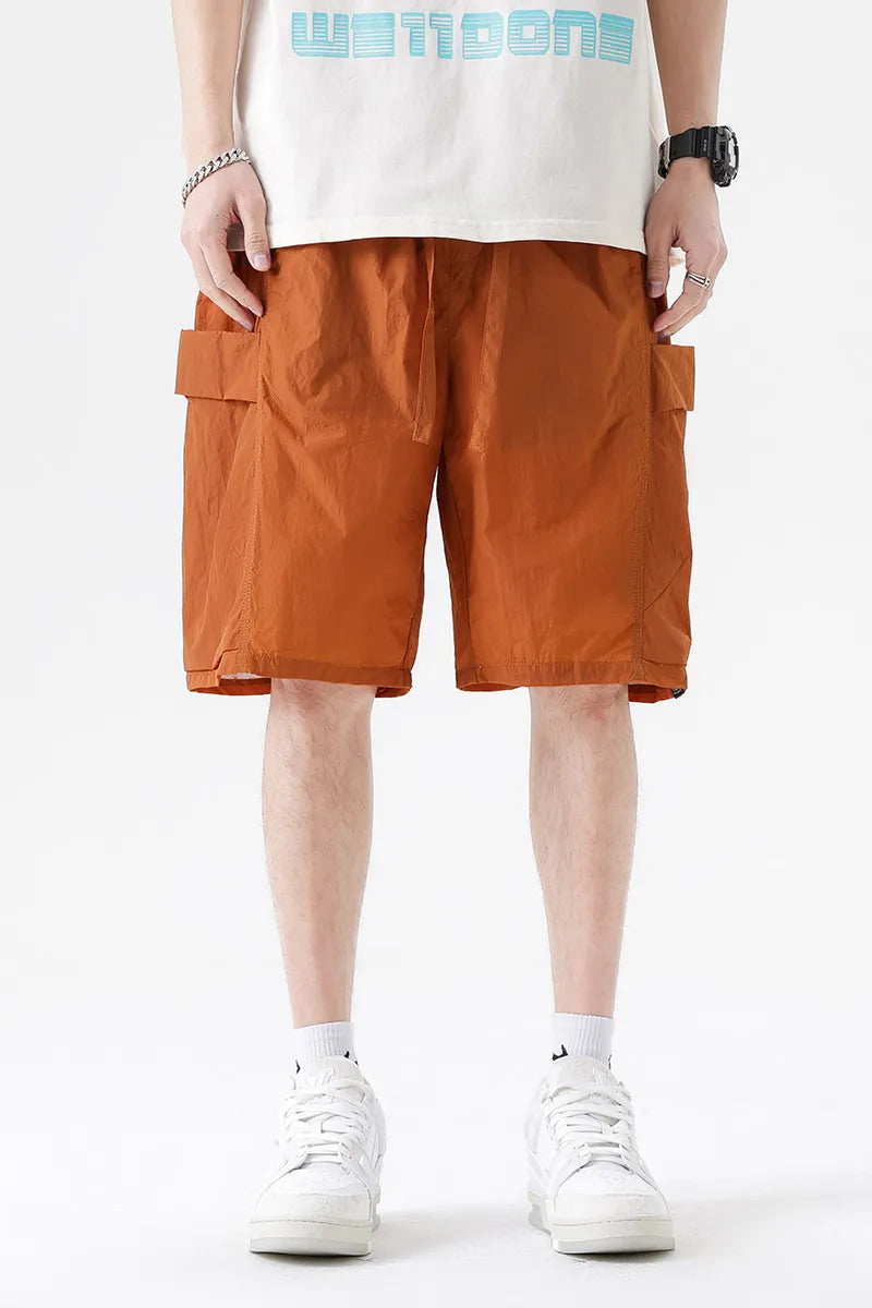 Men's shorts for summer with embroidered letters
