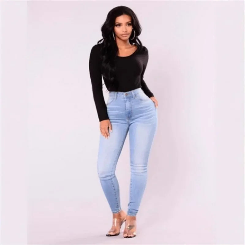 Sexy Jeans Denim Skinny Pants High Waist