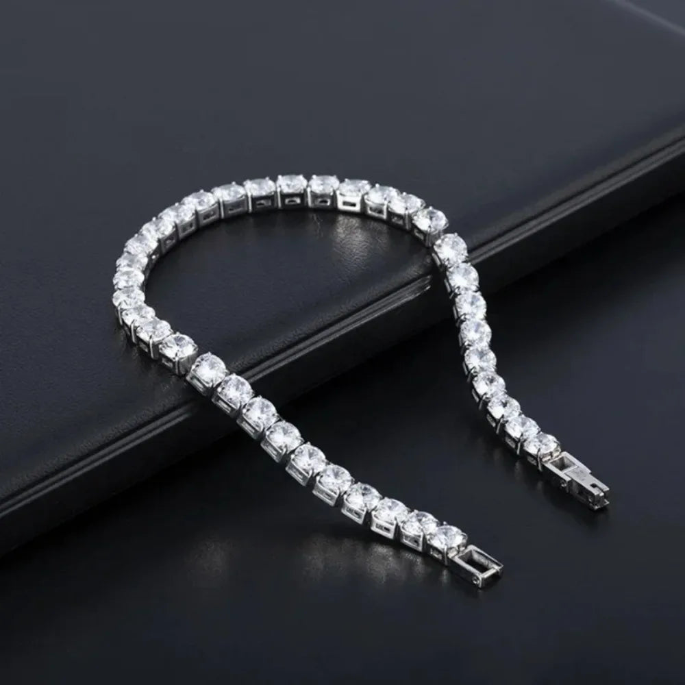 New Tennis Bracelet Iced Out Chain Bracelets For Women Men