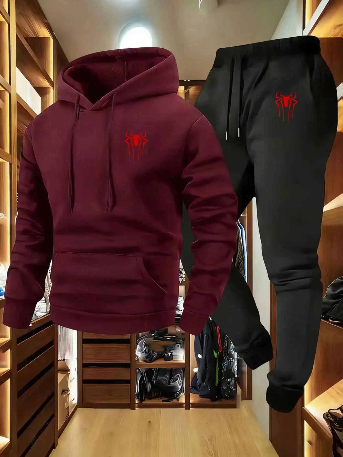 Fashionable men's sportswear set  spring  Autumn
