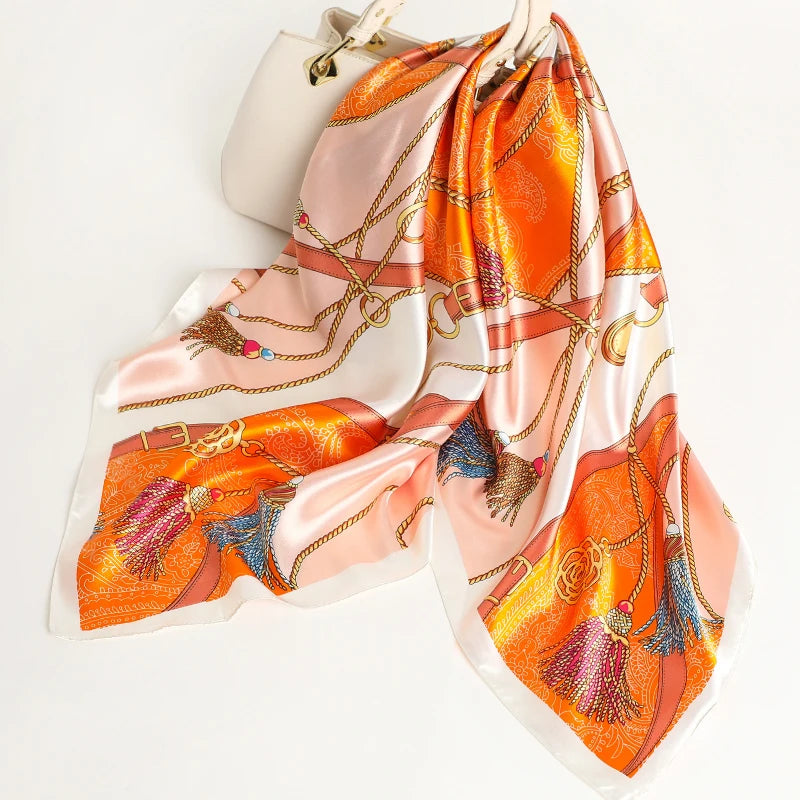 f Ladies Chiffon Shawl Wrap Muffler  Bandanna Female Headscarf