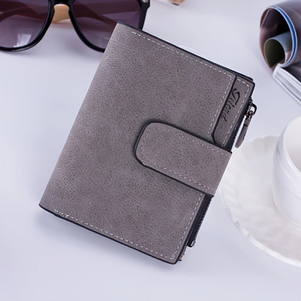 Women Short Wallets PU Leather Fashion Casual Female Purse