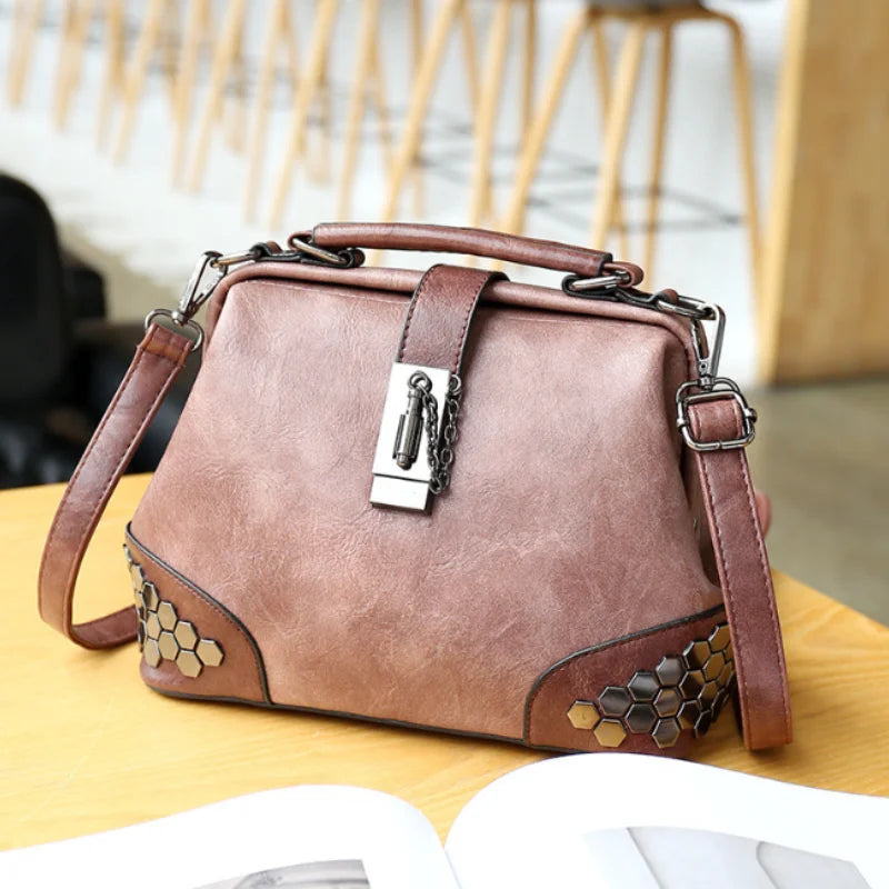 Women's Shoulder Bag Women's Handbag Fashion Purse Vintage Leather Bag