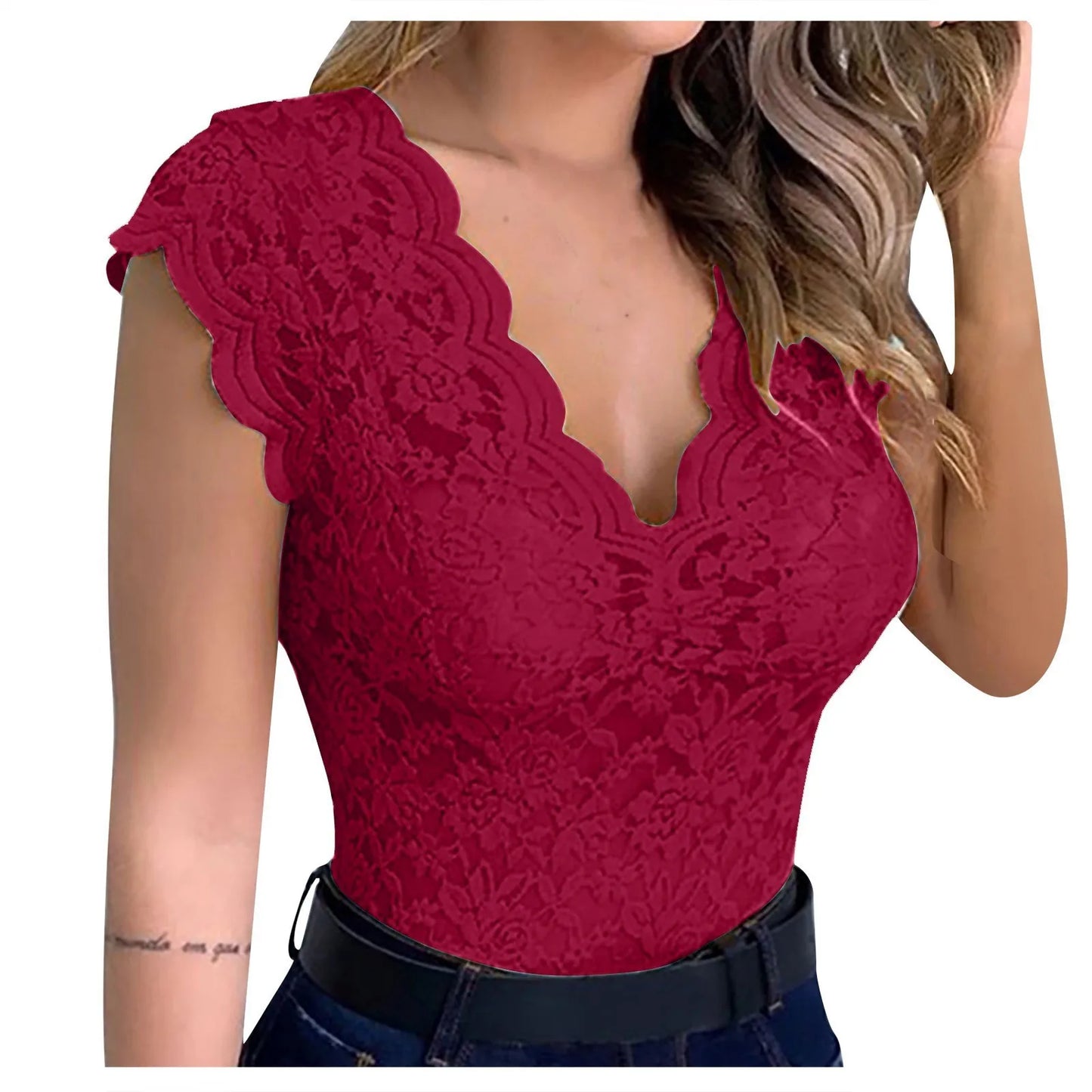 Tanks For Women  Lace Sexy Camisole V Neck