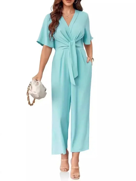 Women's Jumpsuit Casual Solid Color