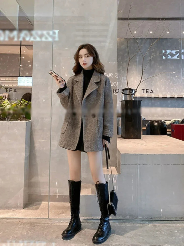 Women's Coats  Thick Warm Woolen Jackets