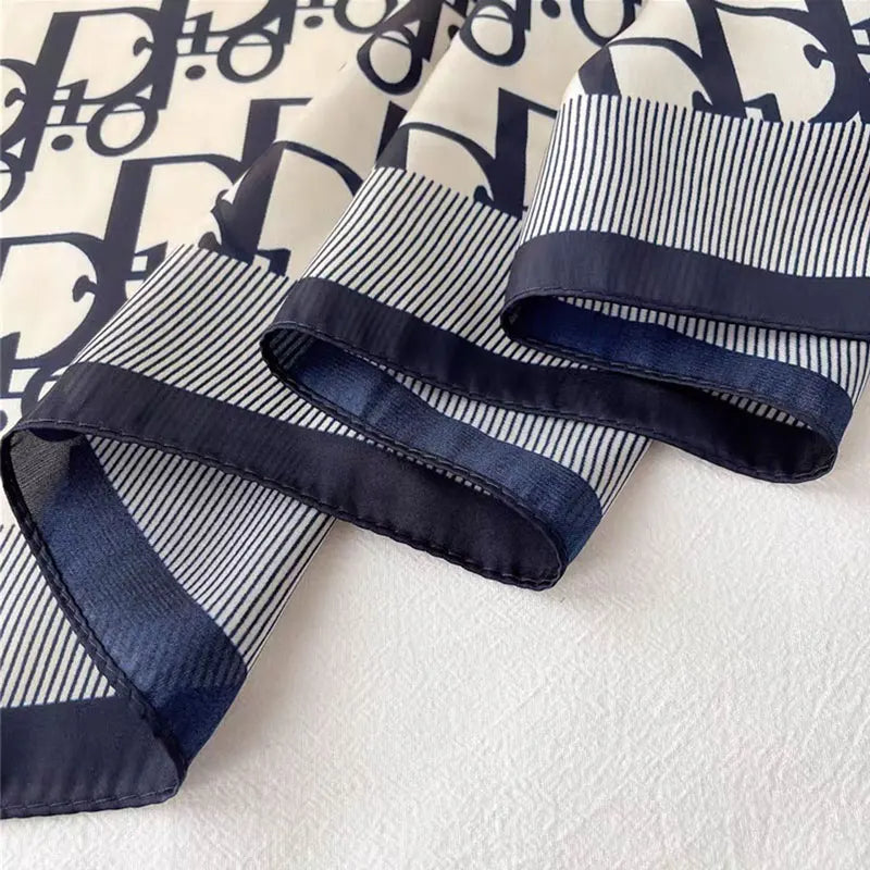 Ladies' Silk imitation Vintage scarf