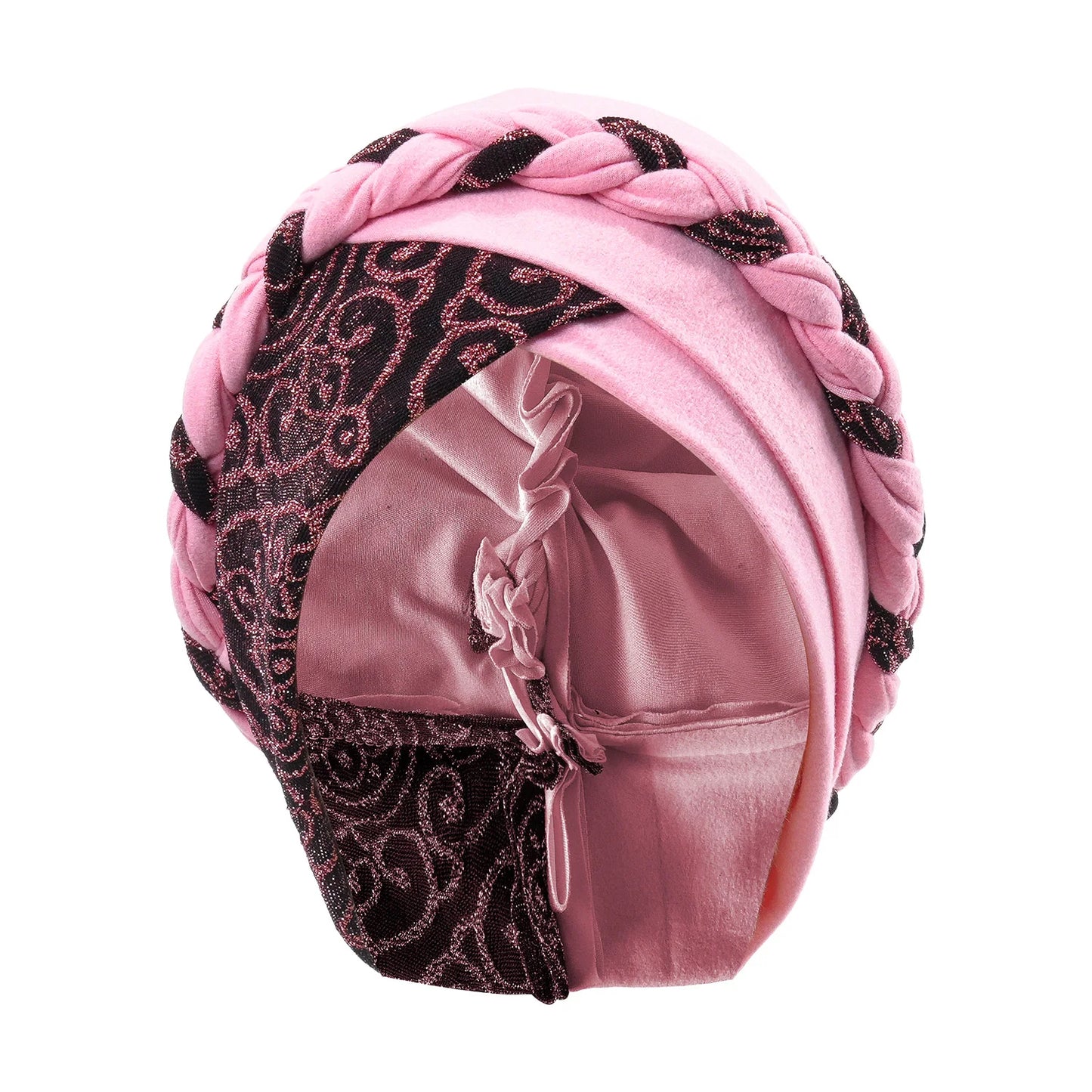 Turban Cap Ladies Islamic Print Bonnet Hat