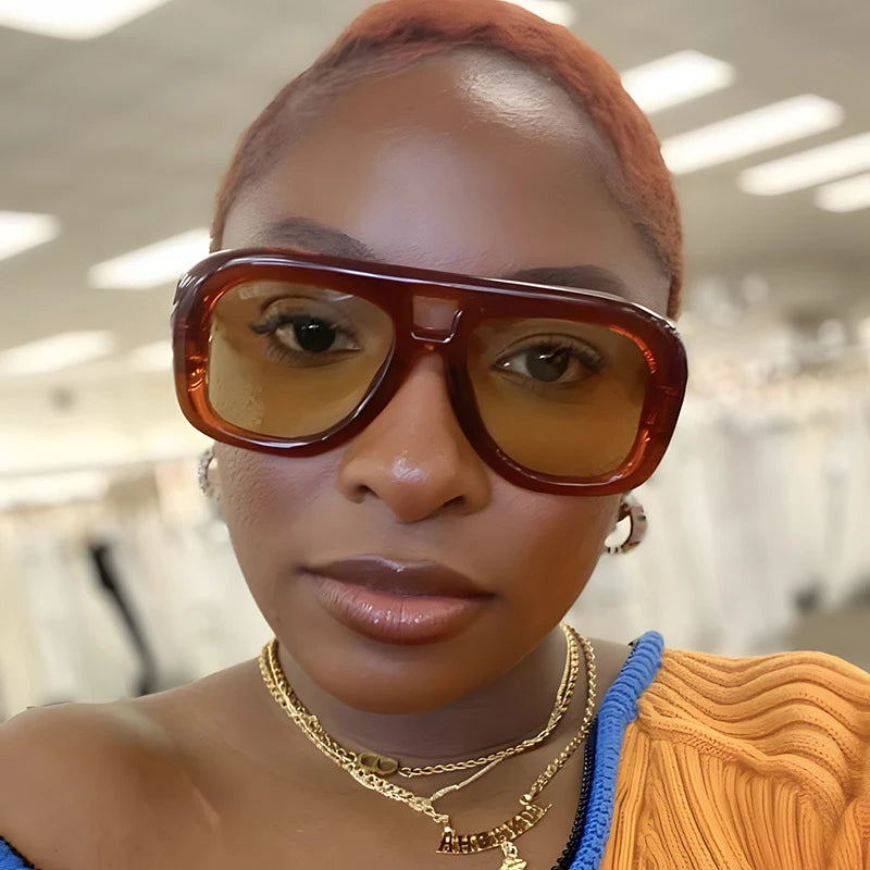 Women's Vintage Square Sunglasses