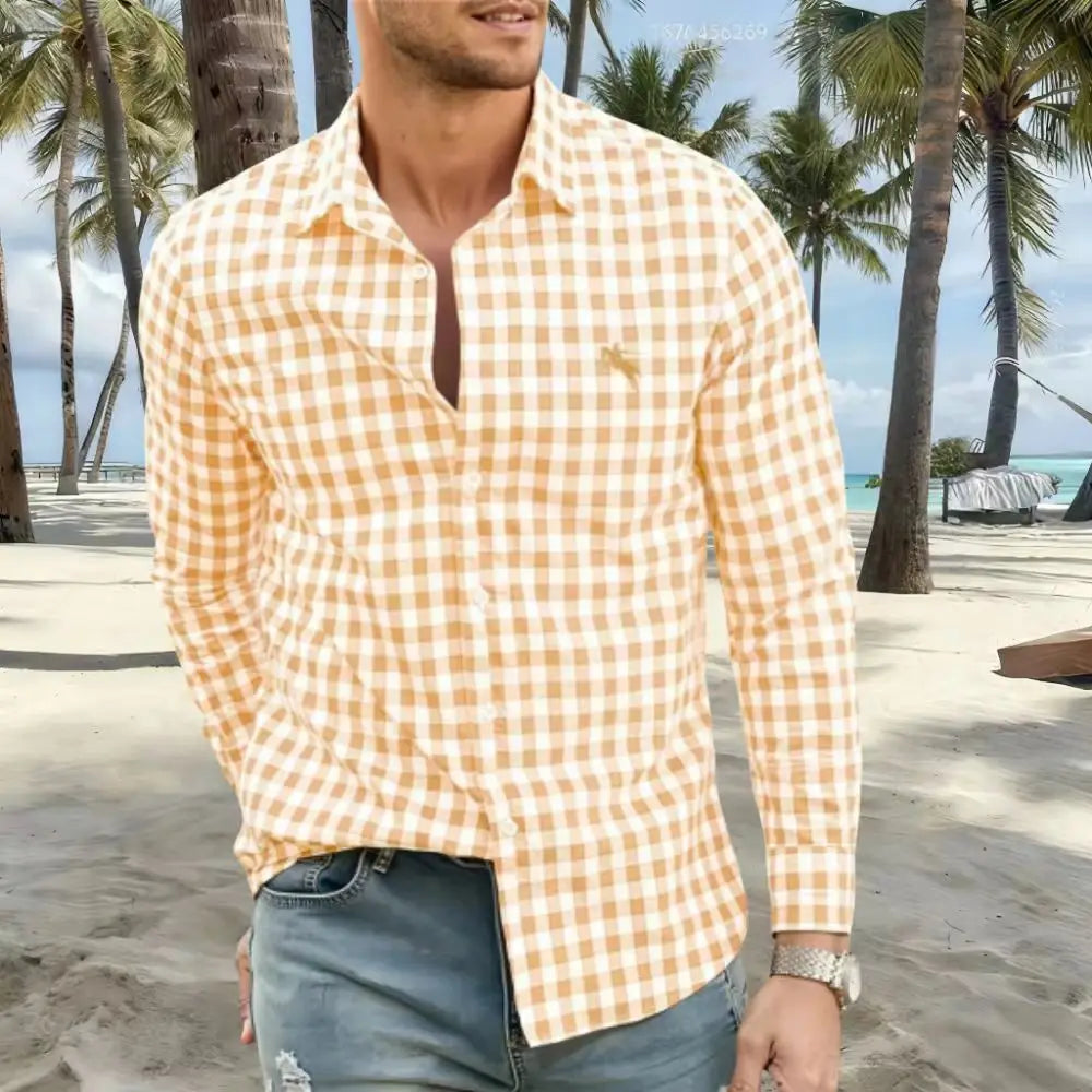 men's shirts striped and checked