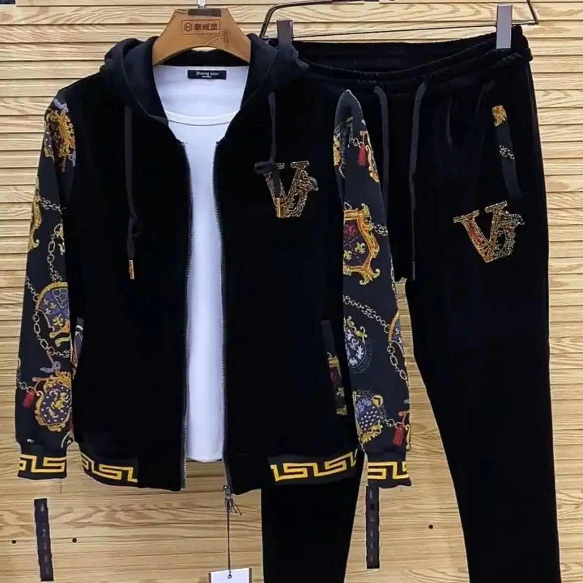 Men's autumn casual two-piece set, new coat