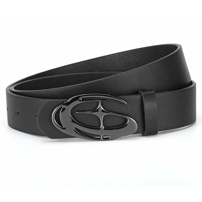 Men's Unique Design Smooth Buckle Belt