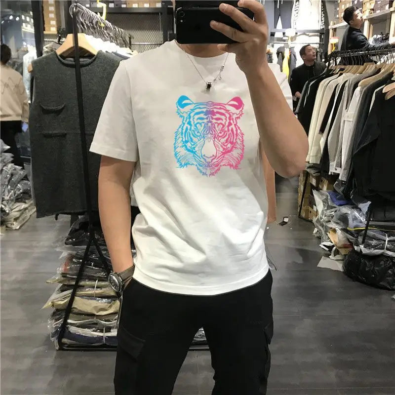T Shirt for Men Tee Shirts Black 100% Cotton