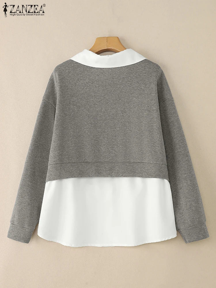 Stylish Women Sweatshirts Hoodies Casual Long Sleeve Tops