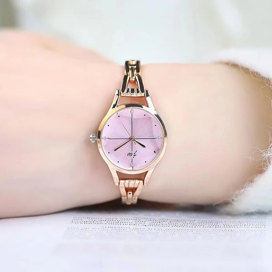 Women's Watches Quartz  Luxury Stainless Steel Wristwatch