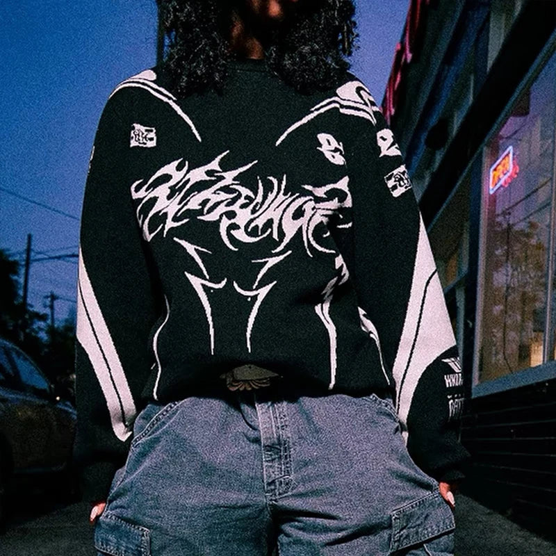 Men Winter Sweater Coat Knitwear Oversized