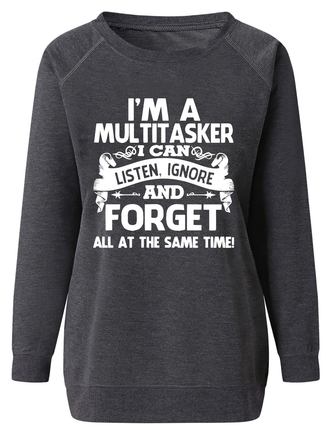 Women Sweatshirt Long Sleeve Casual Crew Neck Top