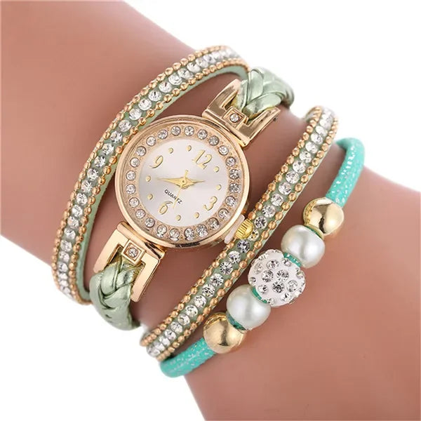 Bracelet Watches for Women Wrap Around Fashion Bracelet
