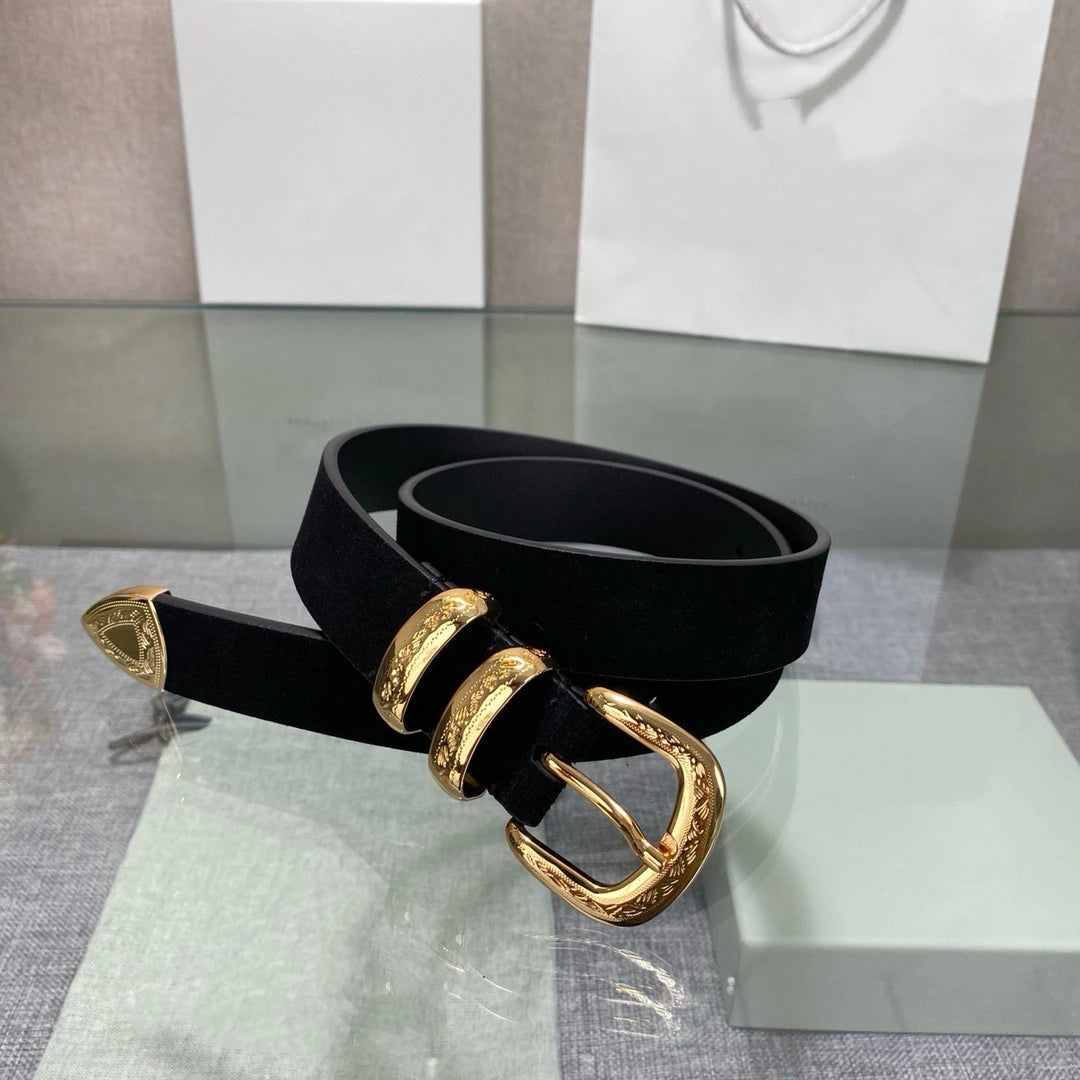 New Luxury Brand Belts for Men Smooth Metal Buckle Male Strap Genuine  belt
