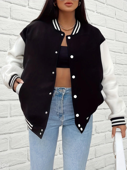 Classic Baseball Jacket Women's Jacket