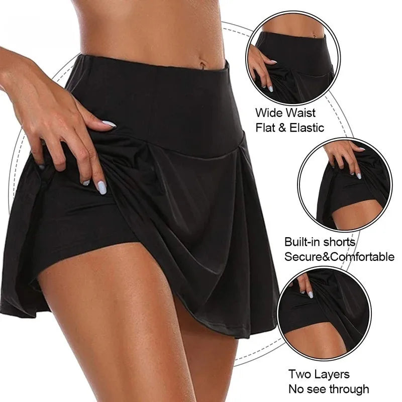 Casual  Shorts Skirt for Running