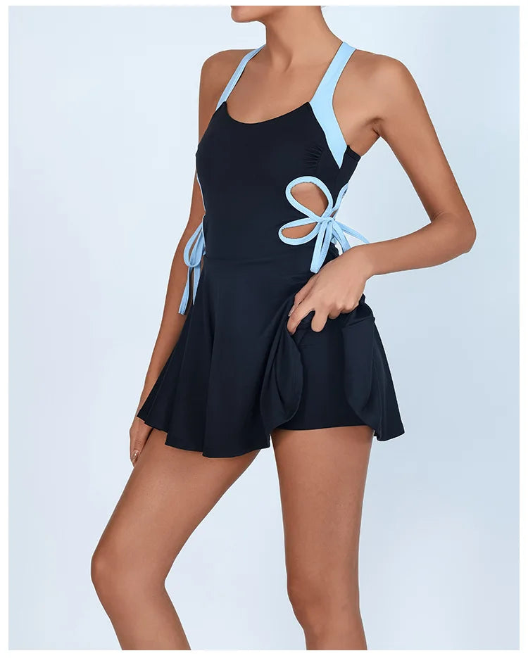 Women Tennis Yoga Set One-Pieces Dress