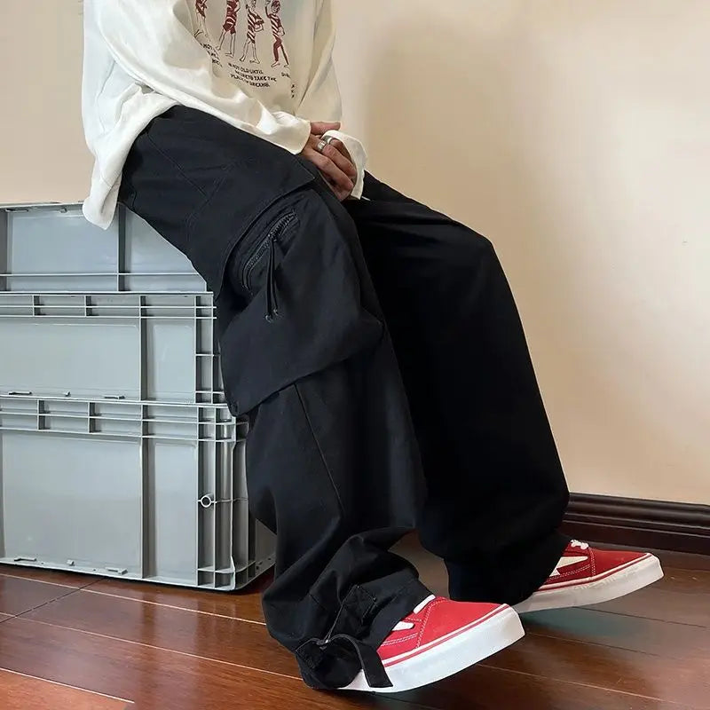 Wine Red Work Pants Mens
