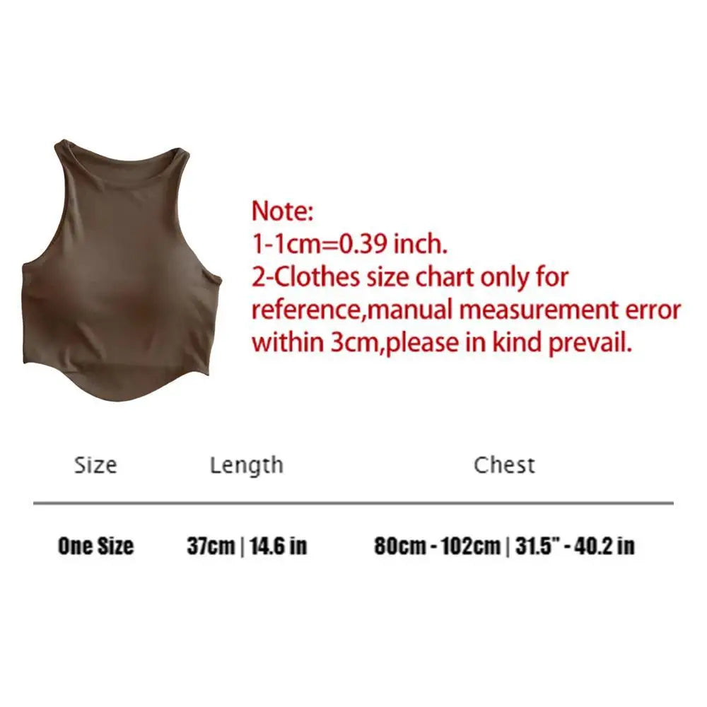 Summer Women Tank Tops Camisole  With Padded Bra