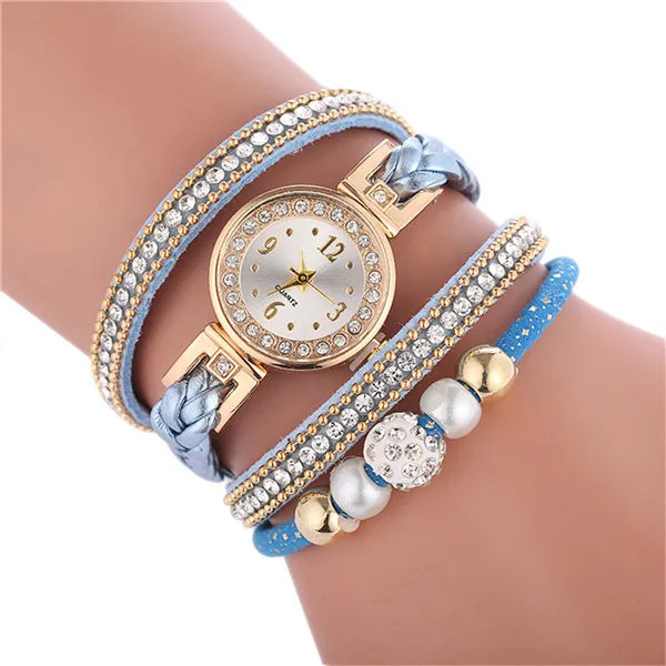 Bracelet Watches for Women Wrap Around Fashion Bracelet