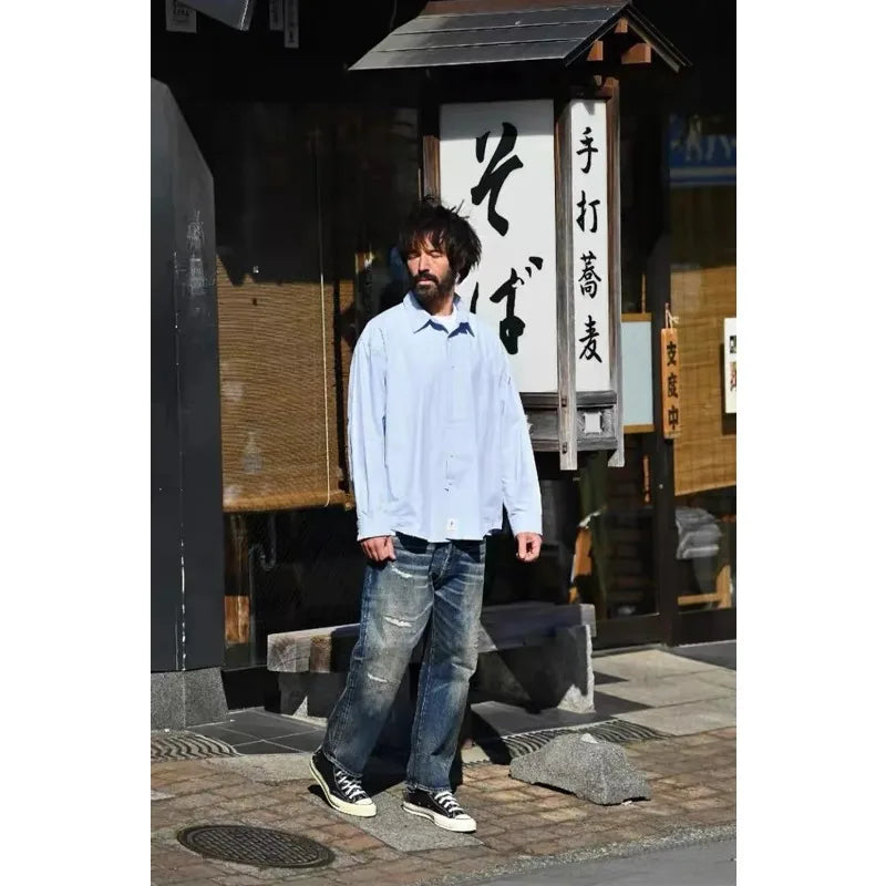 Jeans  Distressed Loose Fit High Street For Men
