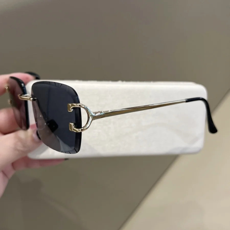 Women's Fashion Glasses New Frameless High-Definition