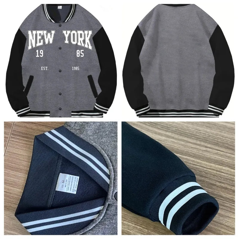 Men's Outdoor Sports Leisure Windproof Baseball Jacket