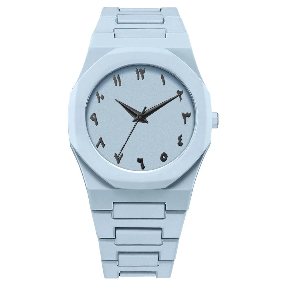 New Fashionable Men's Watch digital Casual Drip Oil Strap