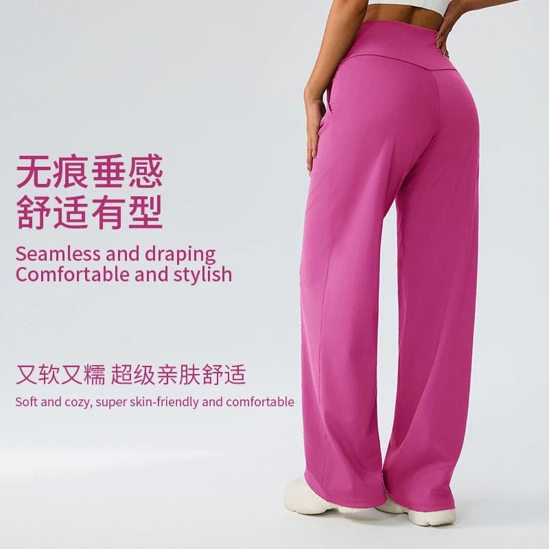 Yoga wide leg pants for women