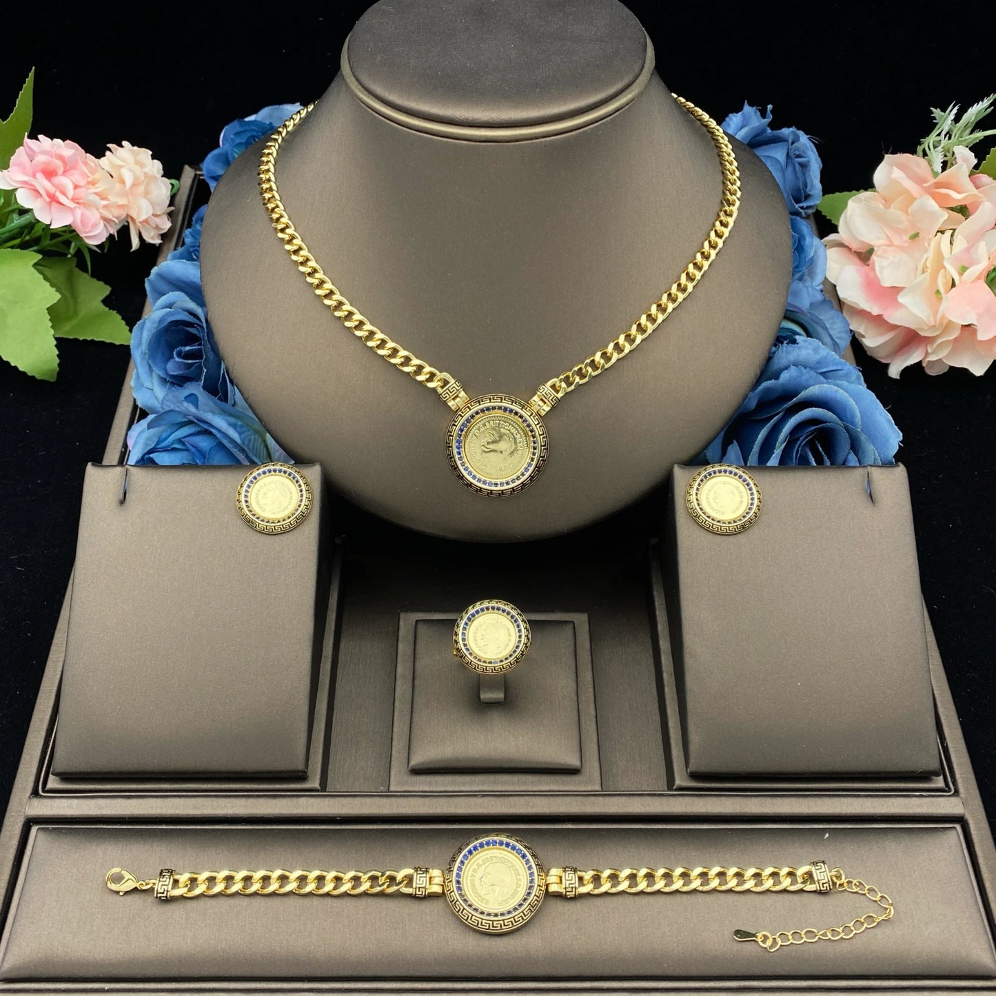 Zirconia Colored Zirconia Necklace Bracelet Ring Earrings