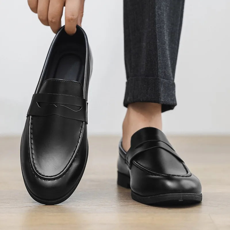 Men's Suede Slip-On Loafers