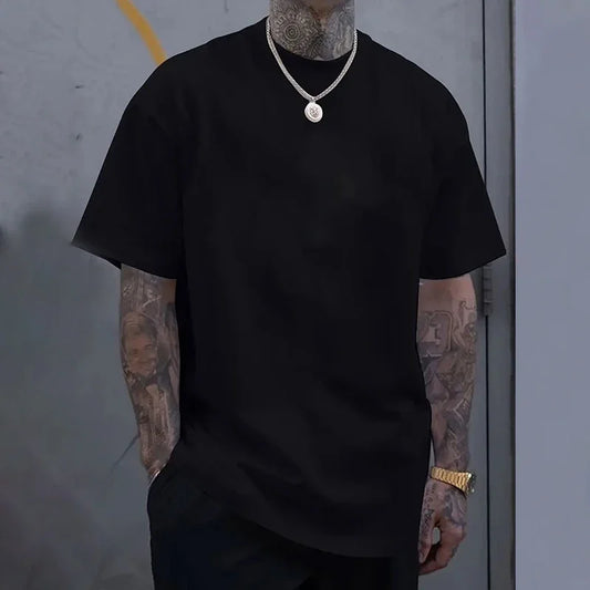 Men's T-shirts High Quality 100% Cotton Short Sleeve Urban Fashion