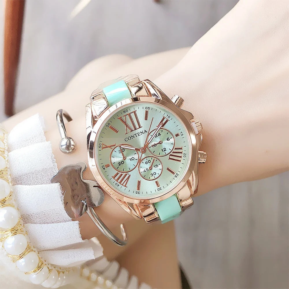 Top Brand Luxury Watches for Women Fashion Creative Steel Bracelet Women's Watches Ladies Quartz Bracelet Watch