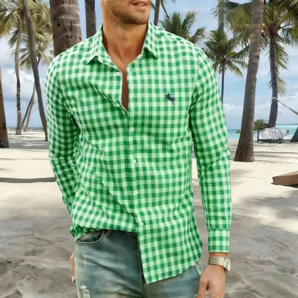 men's shirts striped and checked