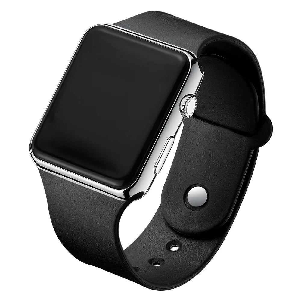 Simple Digital Watch for Men Women Fashion Sport LED Electronic Watch