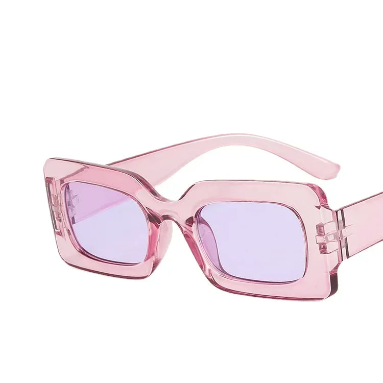 Women's Sunglasses Vintage Rectangle Frame  Glasses