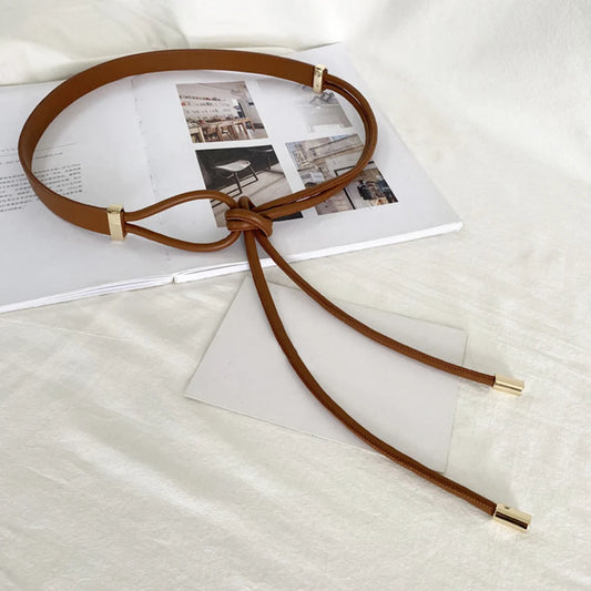 Women Leather Rope Waist Chain Belt for Women
