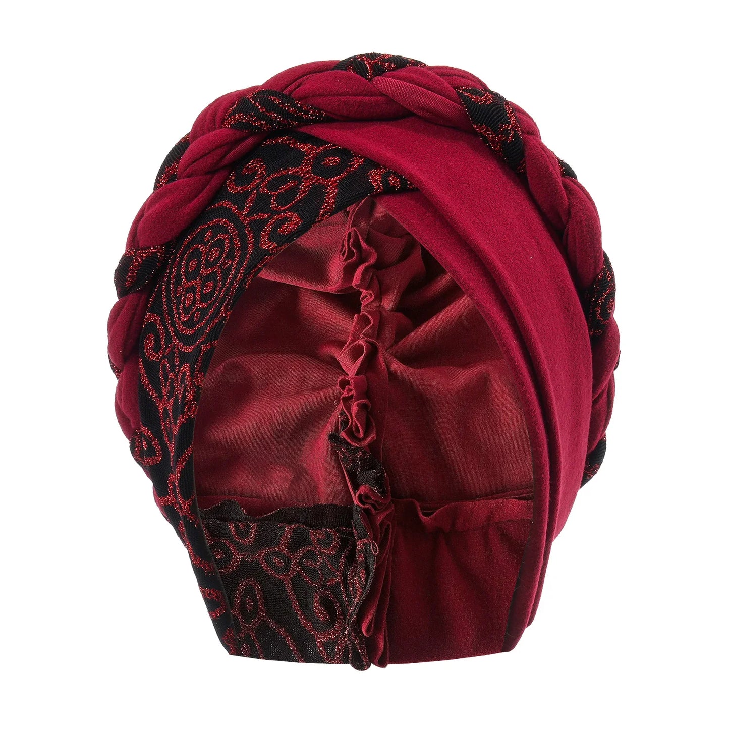 Turban Cap Ladies Islamic Print Bonnet Hat