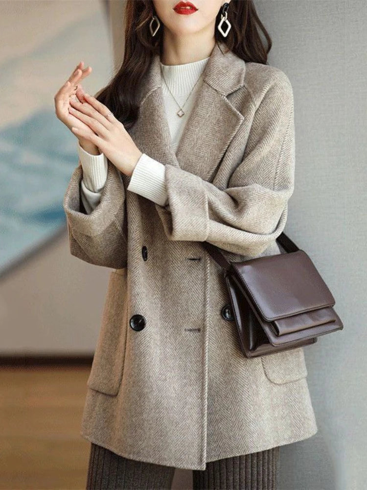 Long Sleeve Office Lady Trench Coat