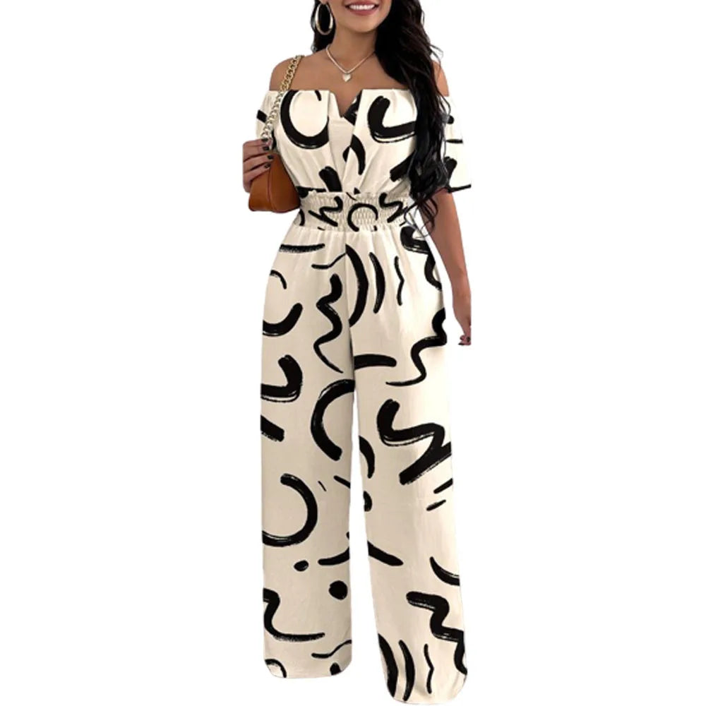 Jumpsuits for Women Casual Plain Short Sleeve