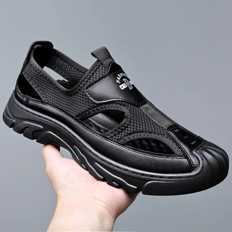 Sandals for Men Casual Sport Sandals  Breathable Hollow Out Mesh Shoes