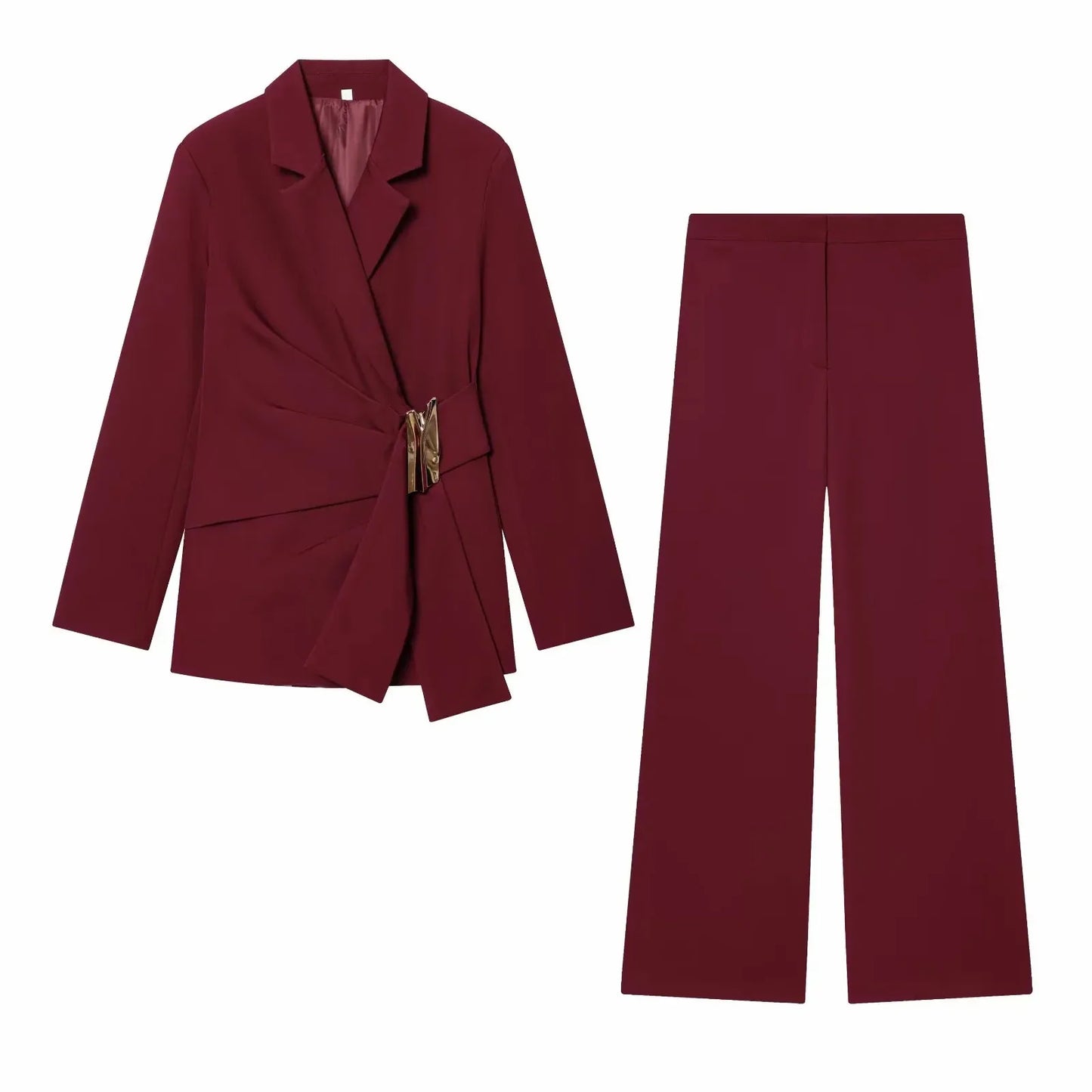Women Suit Pants Two-Piece Set