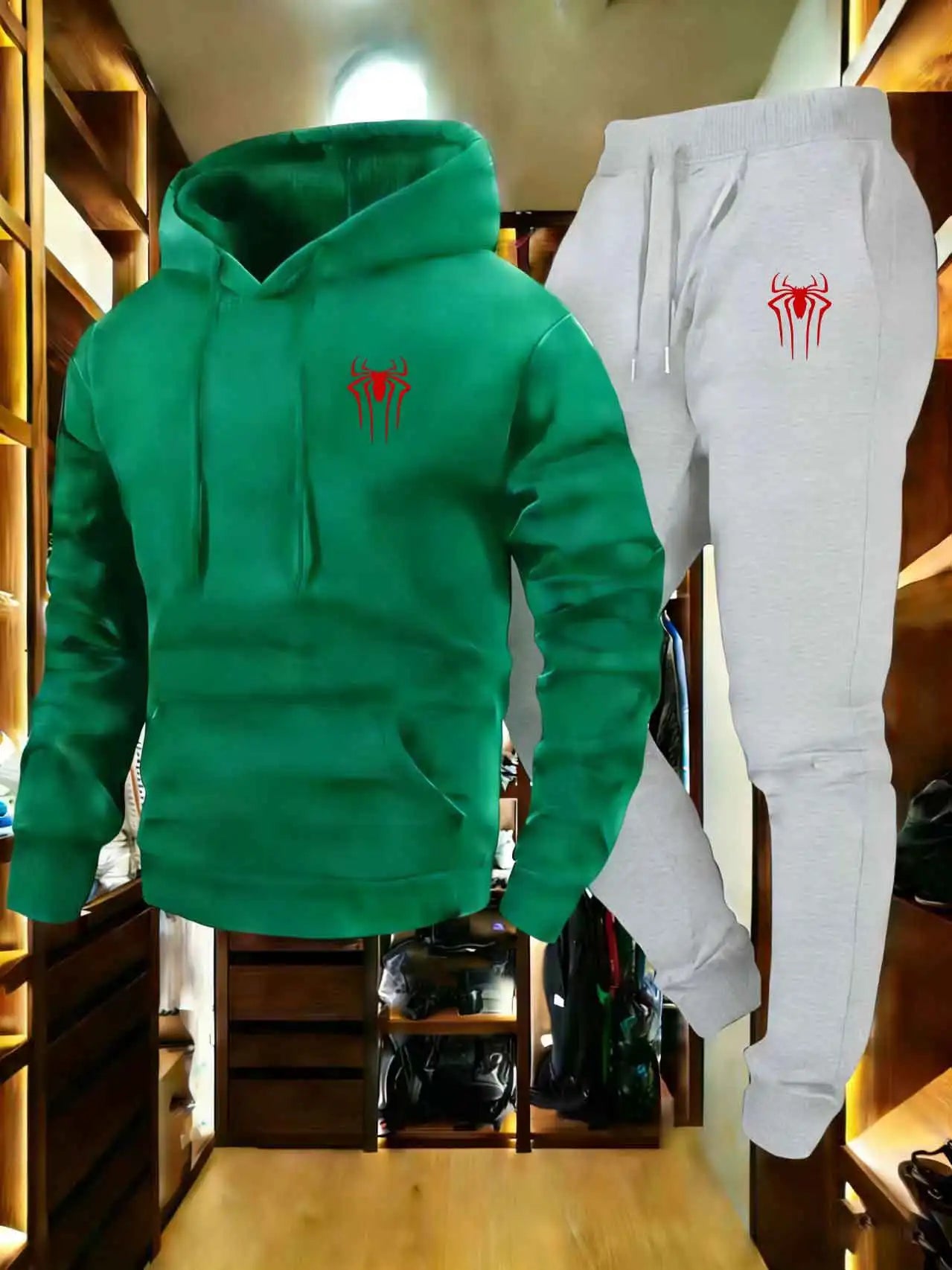 Fashionable men's sportswear set  spring  Autumn