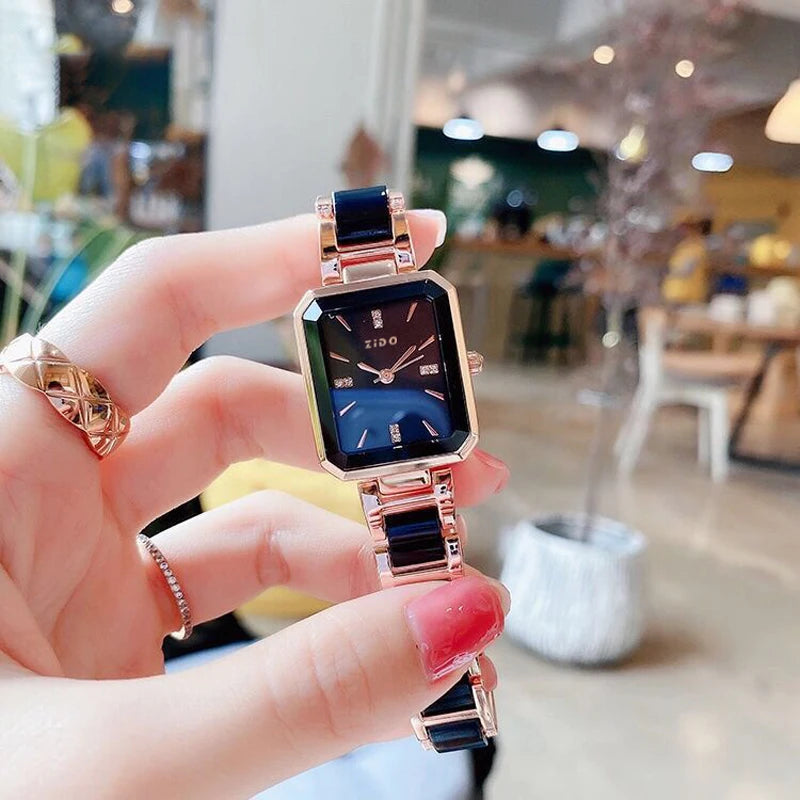 Light Luxury Simple Beauty High Quality Stainless Steel Waterproof Wristwatches