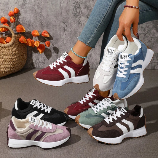 Women Sneakers Spring New Luxury Flat Comfortable Slip on Soft Trend Sneakers